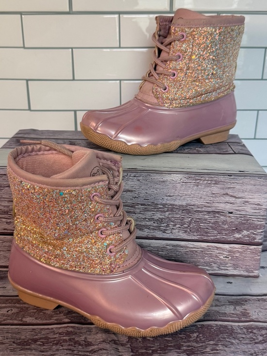 Adrienne Vittadini Other - Adrienne Vittadini Girl-Glitter ✨duck boots girls size 12